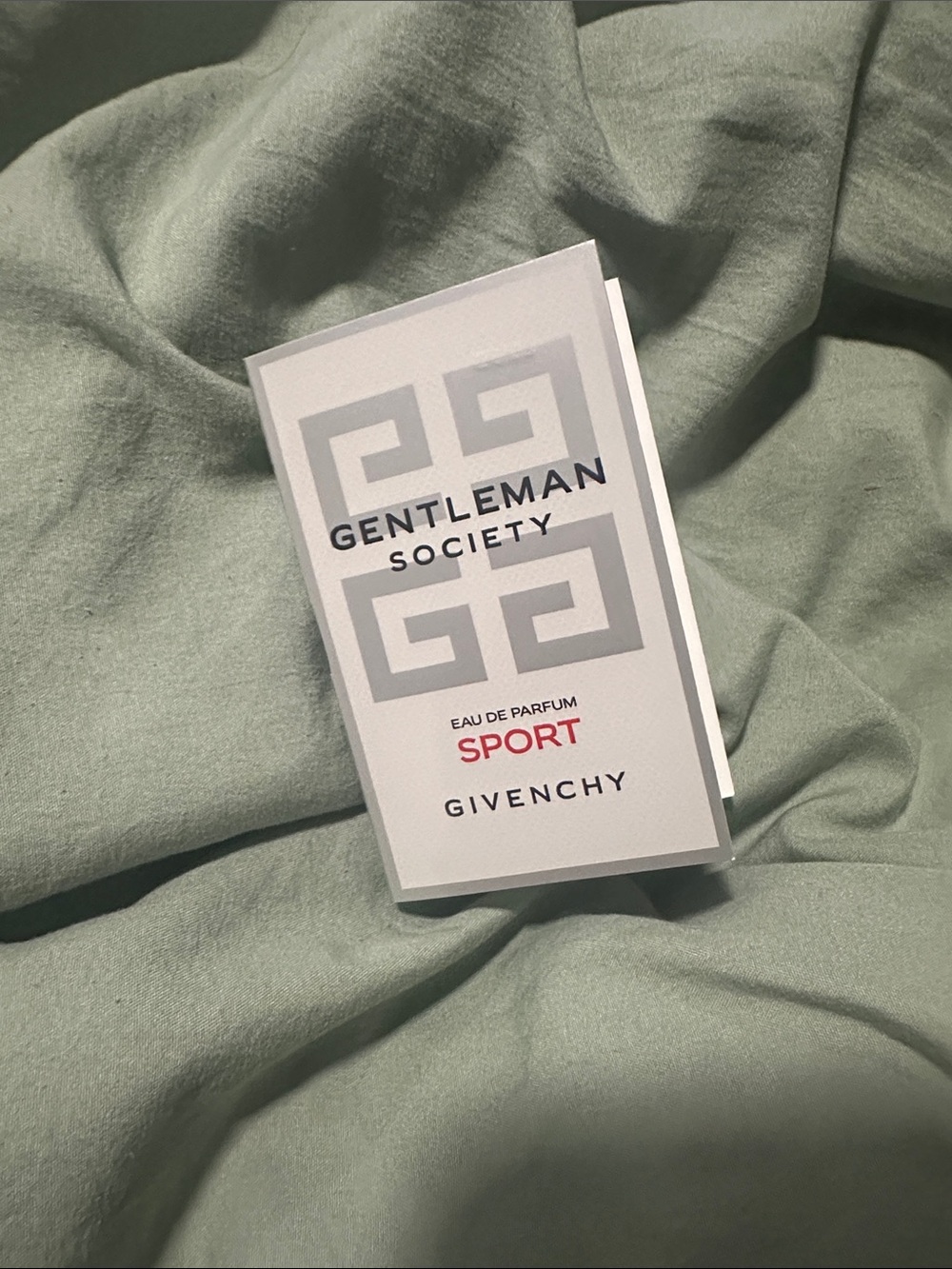 4/$15 Givenchy gentleman society sport sample